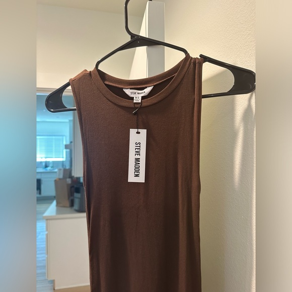 Smokeshow Dress in Chocolate Brown - Picture 6 of 10